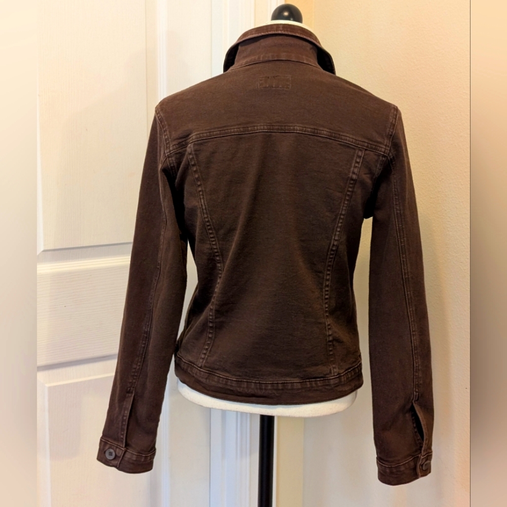 French Dressing Chocolate Brown 🤎 Jean Jacket - Picture 2 of 3